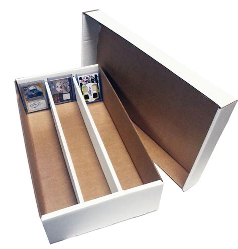 trading card cardboard storage box